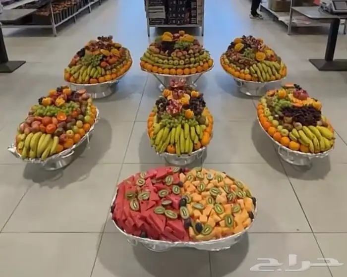 تجهيزالفواكة الحفلات والمناسبات في الفنادق والمناسبات 0
