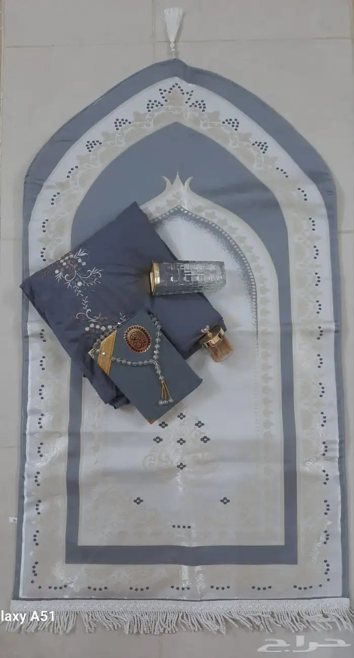 اطقم صلاة شرشف دبل كلوش ومطرز ومكسر 22
