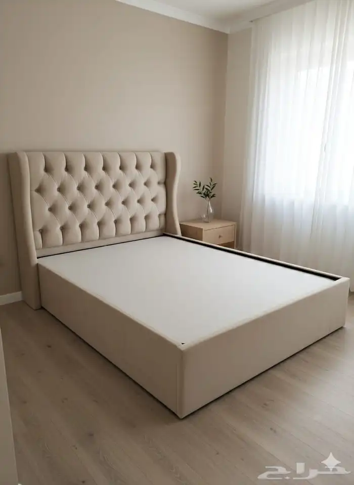 سرير بوكس  نفر و نص  خشبي. 2