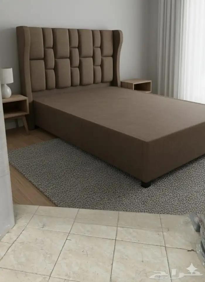 سرير بوكس  نفر و نص  خشبي. 0