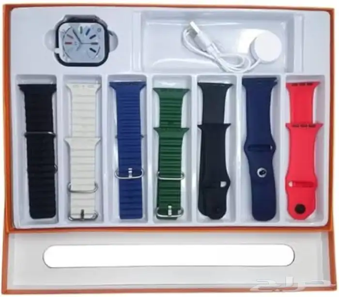 ساعة ذكية متعددة الوظائف مع 7 احزمة 3