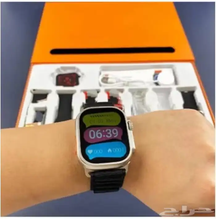 ساعة ذكية متعددة الوظائف مع 7 احزمة 4