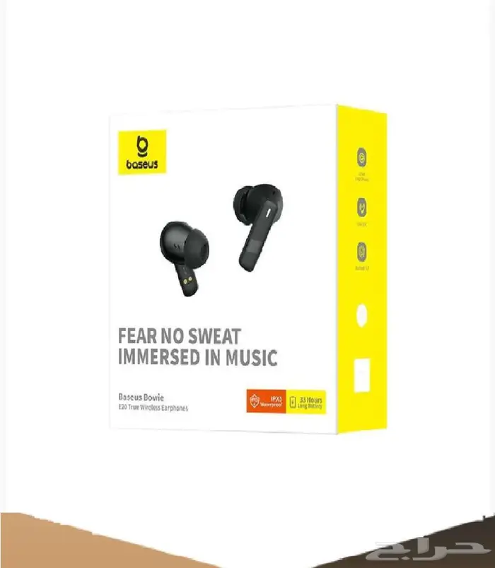 سماعة بلوتوث لاسلكية - اسود Bowie E20 من بيسوس 0