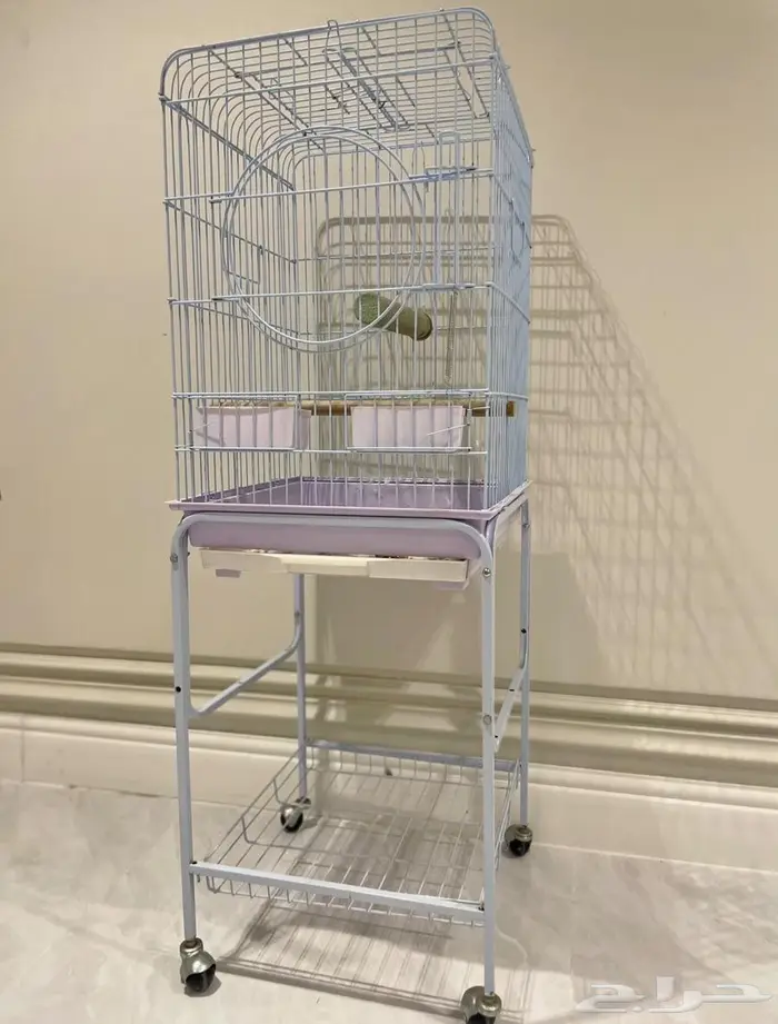 قفص ببغاء كبير بعجلات 2