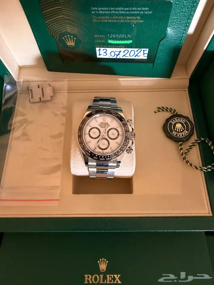 ساعات رولكس أصلية باندا  بيبسي  ديت جست اخضر 0