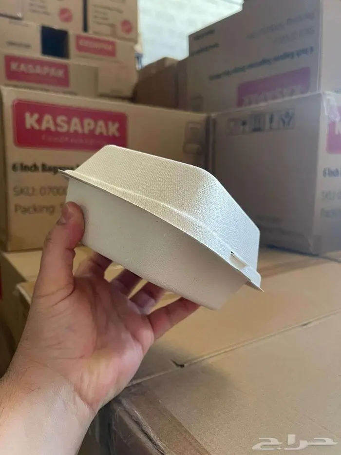 علب برجر قصب سكر 1