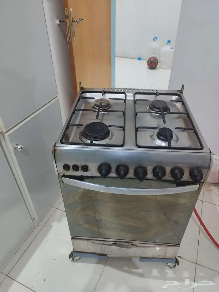 ثلاجه وفرن واسطوانة غاز وشاشه وحدة ادراج مطبخ 2