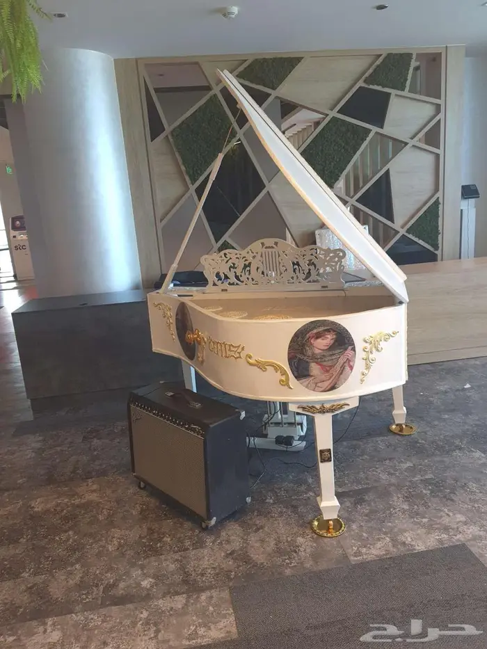 Piano digital req بيانو جراند رقمي انتيك 2 دور للبيع بالطلب 6