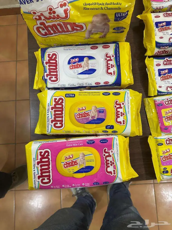 مناديل مبللة تشبز للأطفال كمية كبيرة بأسعار جملة 2