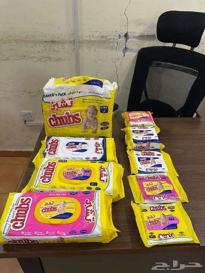 مناديل مبللة تشبز للأطفال كمية كبيرة بأسعار جملة 0