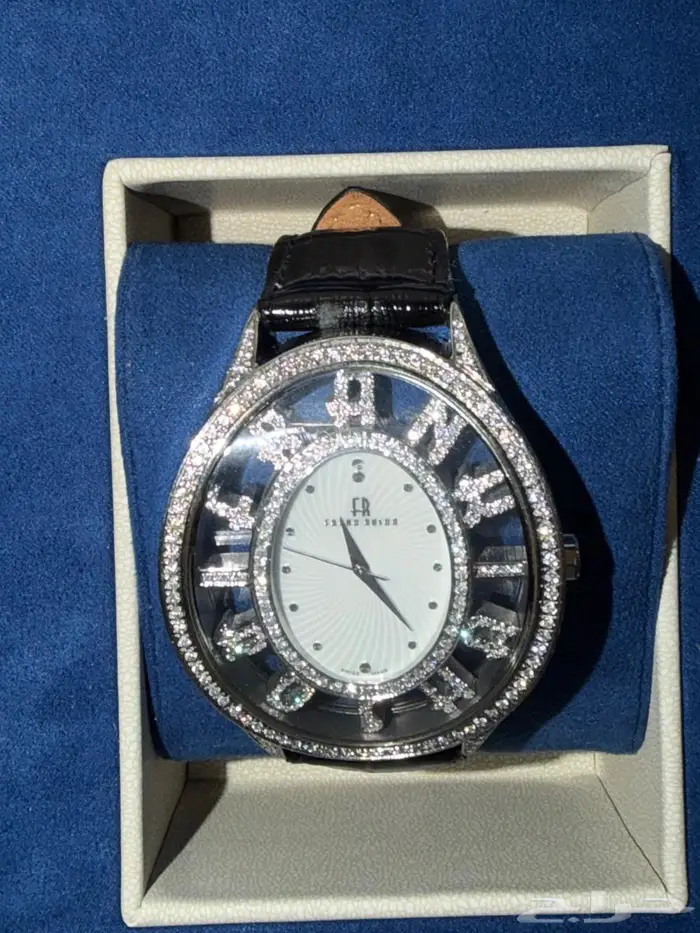 ساعة الماس نسائية ماركة فرانك روشا K0813S2 5