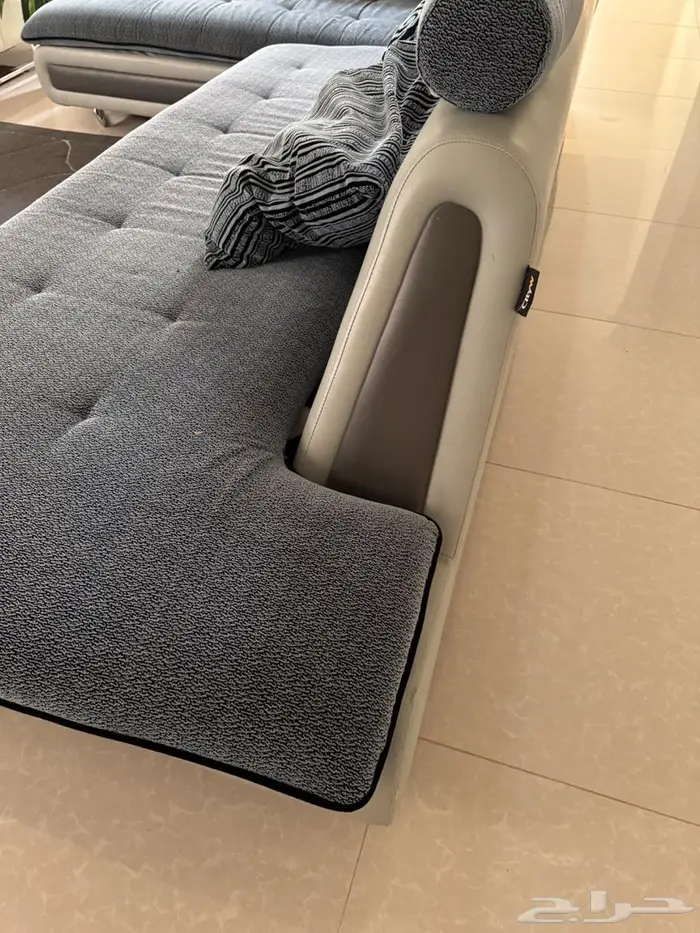 كنب للبيع رمادي انيق 7