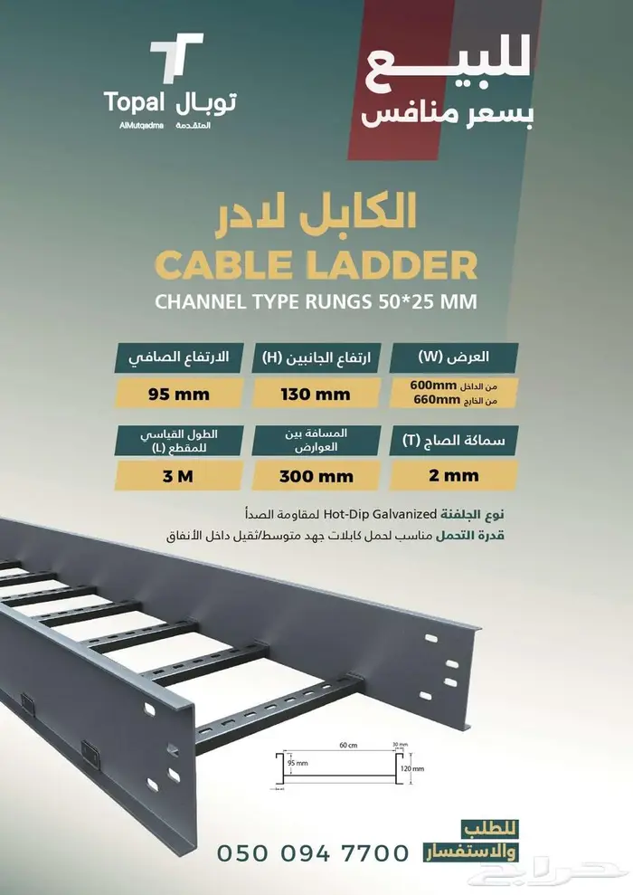كيبل ليدر  Cable Leader   حامل كيبل   Cable holder للبيع 0