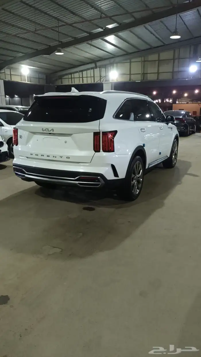 كيا سورنتو ابيض 2022 ديزل بطاقة جمركية وارد كوريا 6