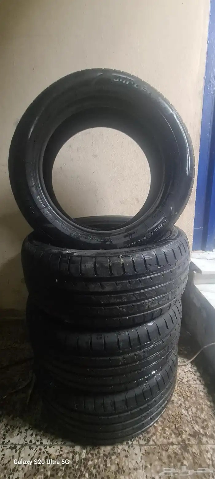 كفرات مقاس 20 285 50 20 شبه الجديده 0