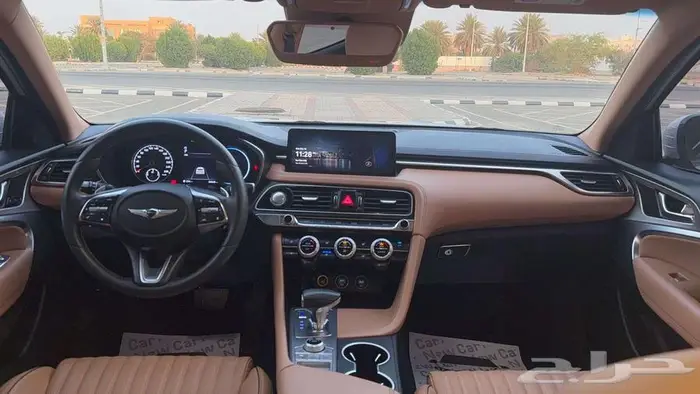 جنسس G70 2021 نظيفة جدا بودي وكالة شبه جديد بطاقة جمركية 11