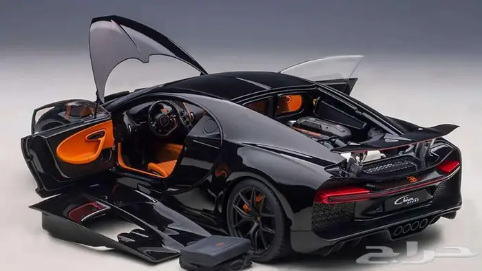 (( مجسم )) بوجاتي شيرون 2019 اسود 14