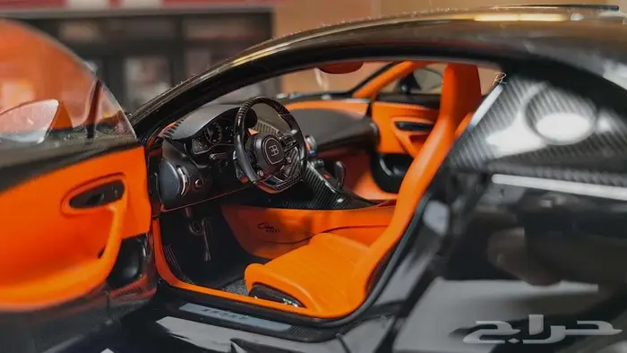 (( مجسم )) بوجاتي شيرون 2019 اسود 3