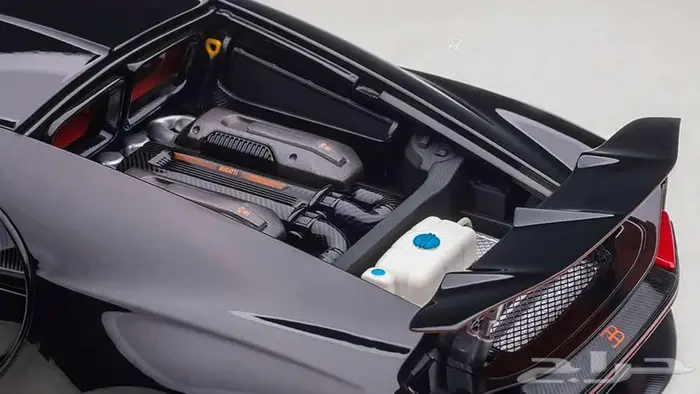 (( مجسم )) بوجاتي شيرون 2019 اسود 15