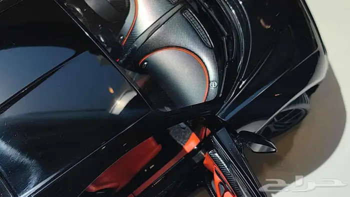 (( مجسم )) بوجاتي شيرون 2019 اسود 11