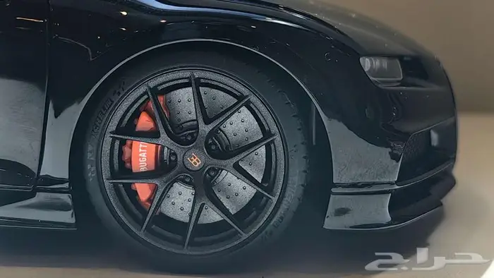 (( مجسم )) بوجاتي شيرون 2019 اسود 12