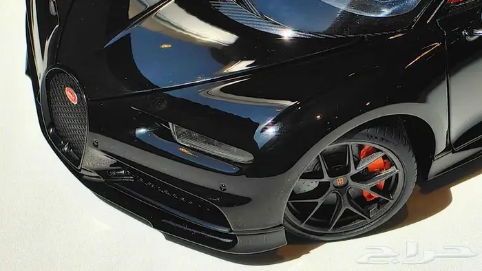 (( مجسم )) بوجاتي شيرون 2019 اسود 5