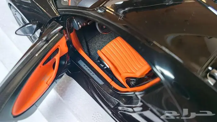 (( مجسم )) بوجاتي شيرون 2019 اسود 9