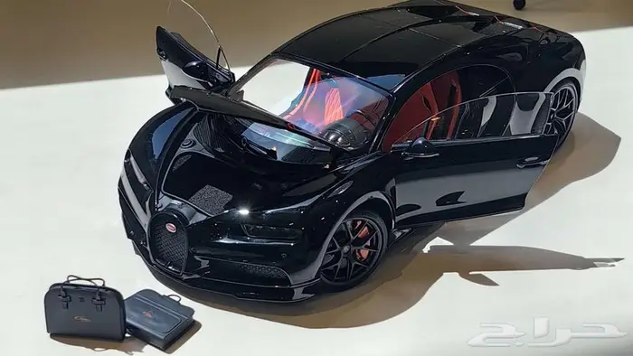 (( مجسم )) بوجاتي شيرون 2019 اسود 1