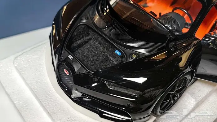 (( مجسم )) بوجاتي شيرون 2019 اسود 8