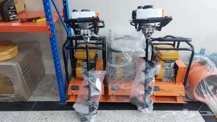 حفار تربه حفار اوتاد خيام حفار بنزين مثقاب محمول للتربه 0