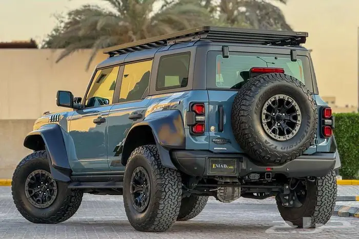 فورد برونكو رابتر V6 2022 ازرق سعودي 3