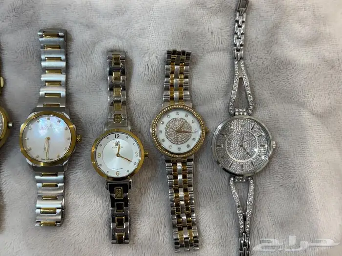 مجموعة ساعات نسائية مستعملة 3