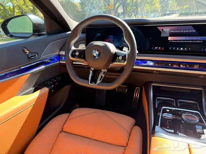 2025 BMW 7 Series Sedan 740i شبه اصفار 14