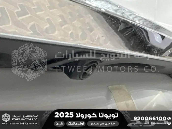 كورولا طيس مكينه 2000 ابيض بنزين 2025 كاش وتقسيط بنوك 6