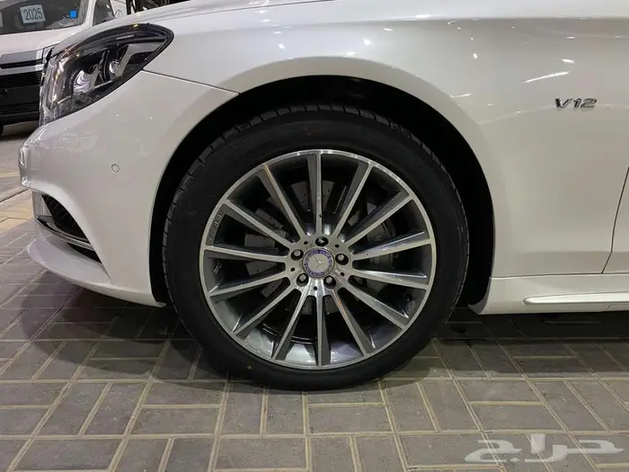 مرسيدس اس 400 2014 ابيض ماشيه 180الف كم 12