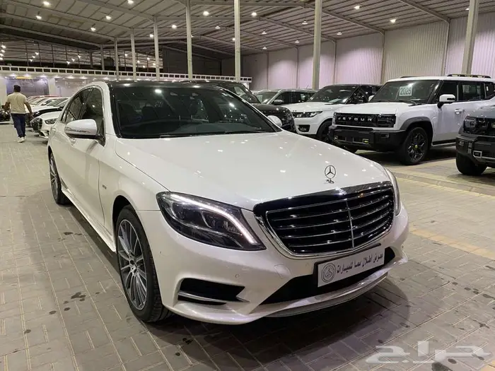 مرسيدس اس 400 2014 ابيض ماشيه 180الف كم 7