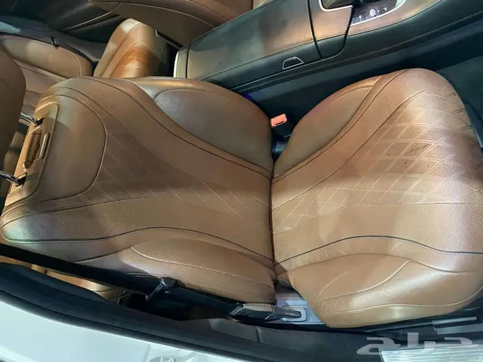 مرسيدس اس 400 2014 ابيض ماشيه 180الف كم 24