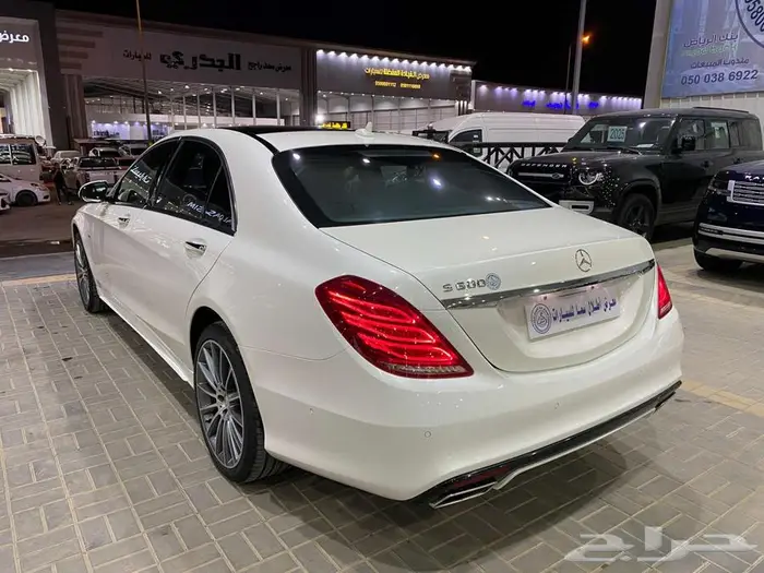 مرسيدس اس 400 2014 ابيض ماشيه 180الف كم 9