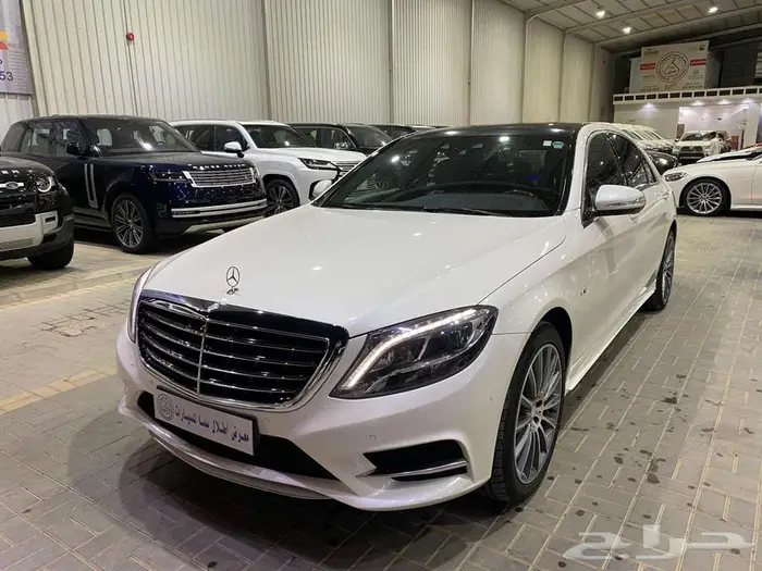 مرسيدس اس 400 2014 ابيض ماشيه 180الف كم 6
