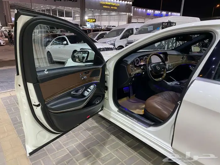 مرسيدس اس 400 2014 ابيض ماشيه 180الف كم 38