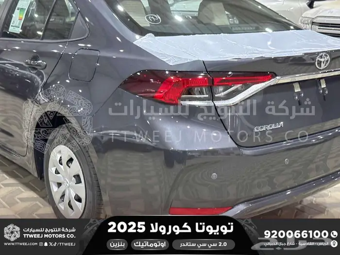 كورولا طيس مكينه 2000 رمادي بنزين 2025 كاش وتقسيط بنوك 8