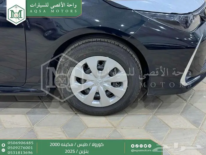 كورولا طيس مكينه 2000 أسود بنزين 2025 كاش وتقسيط بنوك 12