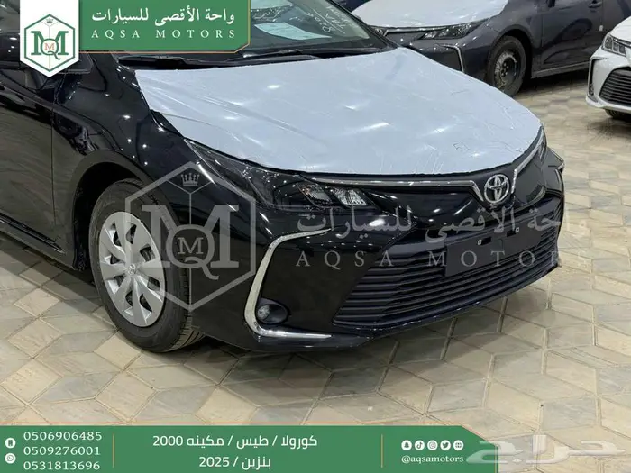 كورولا طيس مكينه 2000 أسود بنزين 2025 كاش وتقسيط بنوك 15