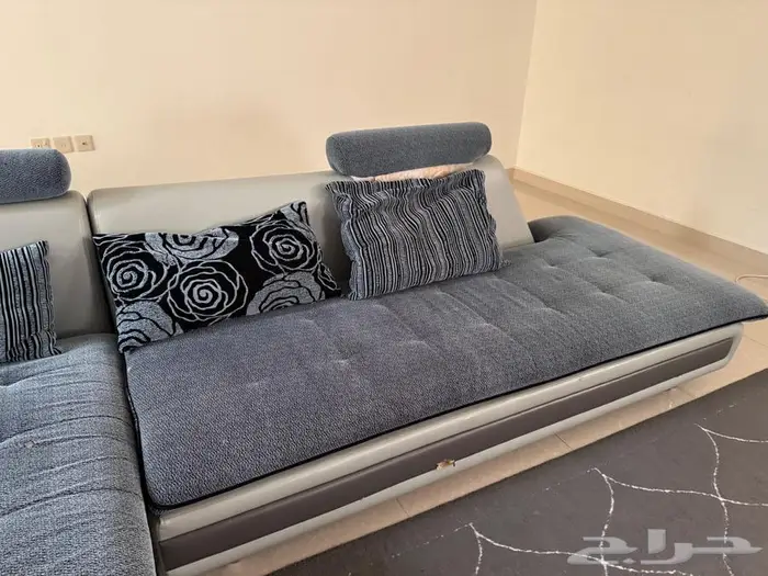 كنب للبيع رمادي انيق 11