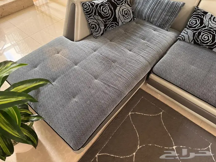 كنب للبيع رمادي انيق 12