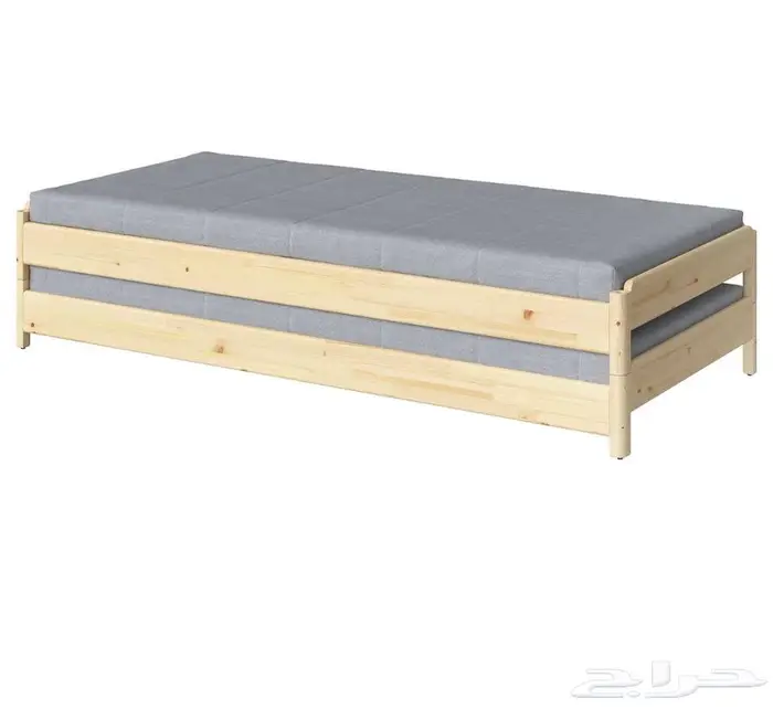 سرير خشب من ايكيا للبيع 0