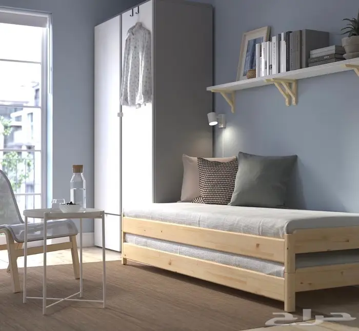 سرير خشب من ايكيا للبيع 3