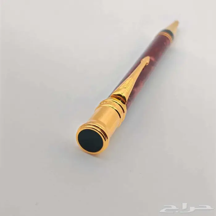 قلم باركر دوفولد Parker Duofold الأحمر المرخم 2
