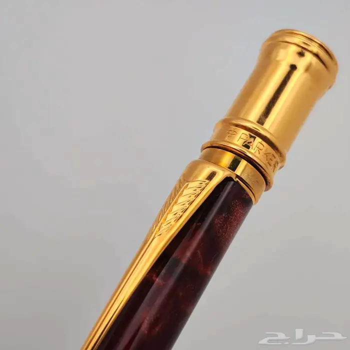 قلم باركر دوفولد Parker Duofold الأحمر المرخم 5