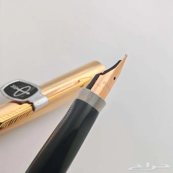 قلم باركر 75 حبر ريشه ذهب 14k 4